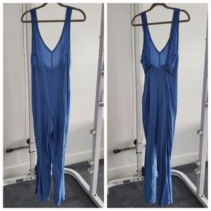 Sisley Jumpsuit Women's Size XS/S 42 Blue